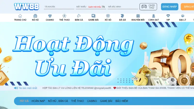 Khuyến mại WW88 - Hưởng mức hoa hồng nhất định khi giới thiệu bạn bè